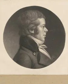 Unidentified Man, 1798-1803. Creator: Charles Balthazar Julien Févret de Saint-Mémin