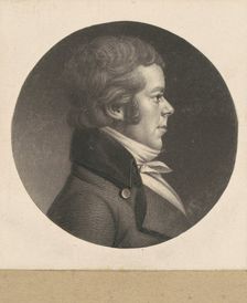 Unidentified Man, 1798-1803. Creator: Charles Balthazar Julien Févret de Saint-Mémin