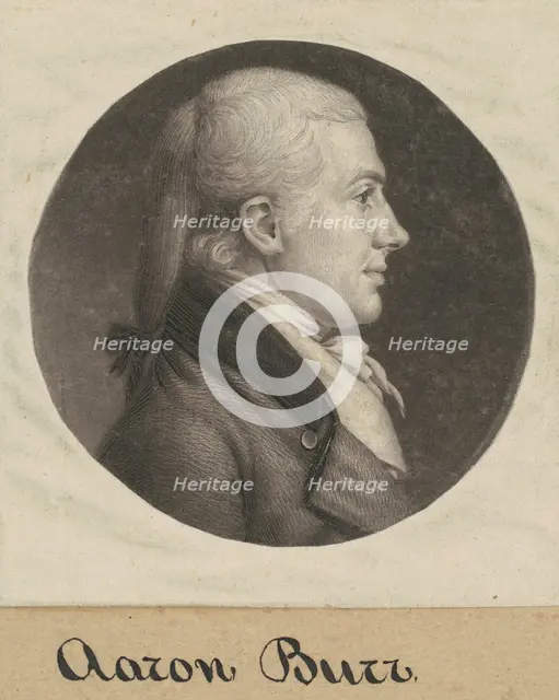 Unidentified Man, 1798-1803. Creator: Charles Balthazar Julien Févret de Saint-Mémin.