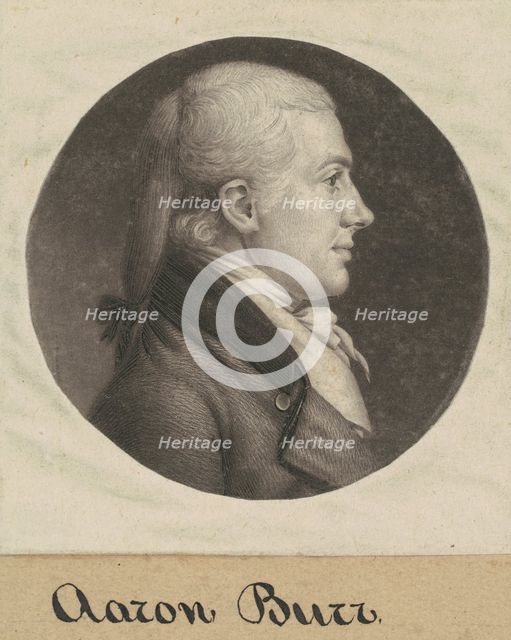 Unidentified Man, 1798-1803. Creator: Charles Balthazar Julien Févret de Saint-Mémin.