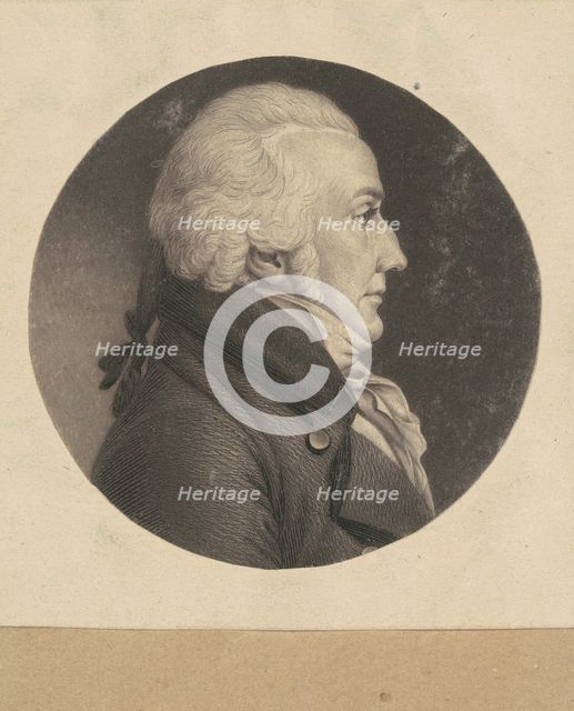 Unidentified Man, 1798-1803. Creator: Charles Balthazar Julien Févret de Saint-Mémin.