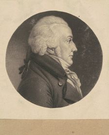 Unidentified Man, 1798-1803. Creator: Charles Balthazar Julien Févret de Saint-Mémin