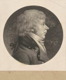 Unidentified Man, 1798-1803. Creator: Charles Balthazar Julien Févret de Saint-Mémin