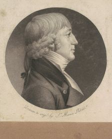 Unidentified Man, 1798-1803. Creator: Charles Balthazar Julien Févret de Saint-Mémin