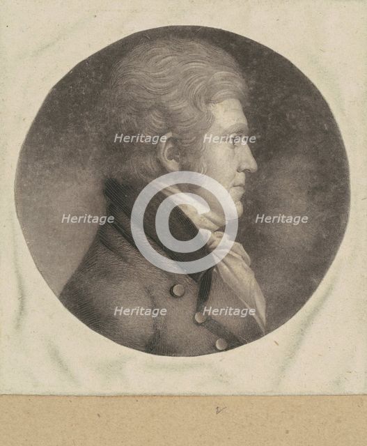 Unidentified Man, 1798-1803. Creator: Charles Balthazar Julien Févret de Saint-Mémin.