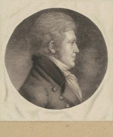 Unidentified Man, 1798-1803. Creator: Charles Balthazar Julien Févret de Saint-Mémin