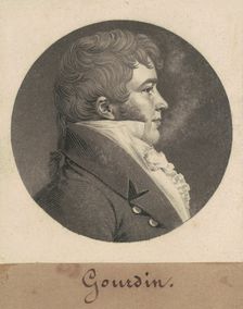 Unidentified Man, 1808-1809. Creator: Charles Balthazar Julien Févret de Saint-Mémin