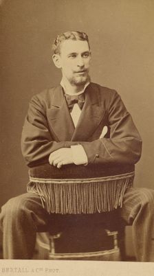 Unidentified man with Vandyke beard, seated, 1865-1870. Creator: Bertall et Cie