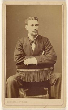 Unidentified man with Vandyke beard, seated, 1865-1870. Creator: Bertall et Cie