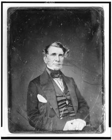 Unidentified man, about 50 years of age, half-length portrait..., between 1844 and 1860. Creator: Mathew Brady