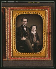 Unidentified man and boy, between 1847 and 1860. Creator: James Presley Ball