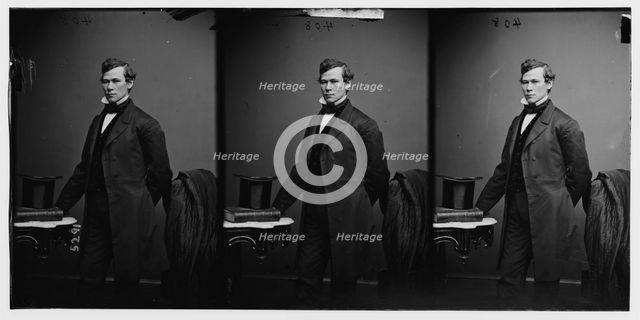 Unidentified man, ca. 1860-1865. Creator: Unknown.