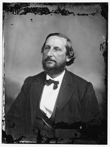 Unidentified man, half-length portrait, facing left, between 1860 and 1875. Creator: Unknown