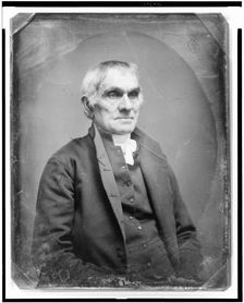 Unidentified man, half-length portrait, facing right, between 1844 and 1860. Creator: Mathew Brady