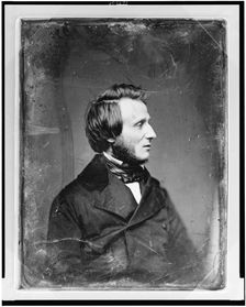 Unidentified man, head-and-shoulders portrait, three-quarters to the right..., between 1844 and 1860 Creator: Mathew Brady