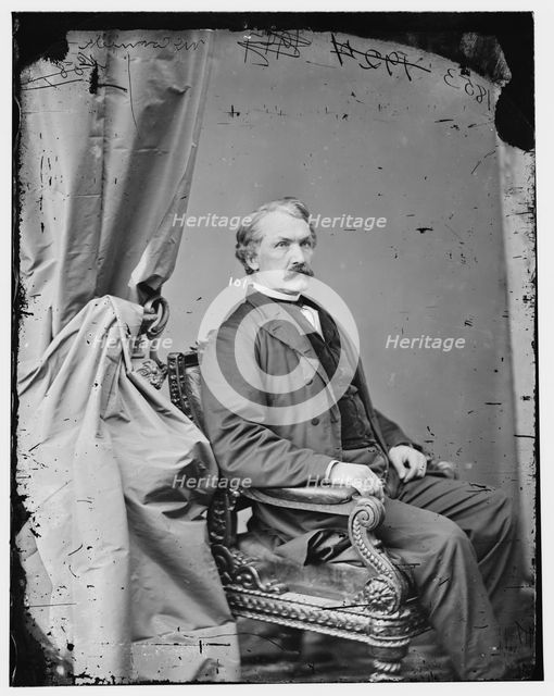 Unidentified man "McCormick' scratched on plate, between 1860 and 1875. Creator: Unknown.