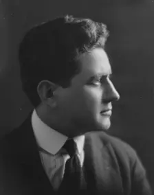 Unidentified man, possibly Mr. Jacques Greenberg, portrait photograph, (1917?). Creator: Arnold Genthe
