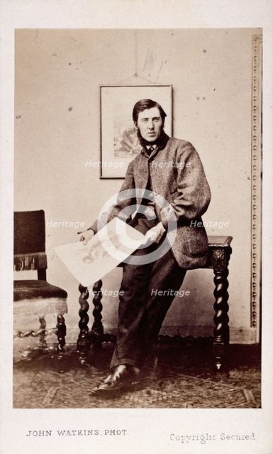 Unidentified man, probably Matthew James Lawless, c1856. Creator: John Watkins.