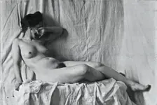 Unidentified Model, c. 1886-1892. Creator: Thomas Eakins