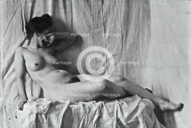 Unidentified Model, c. 1886-1892. Creator: Thomas Eakins.