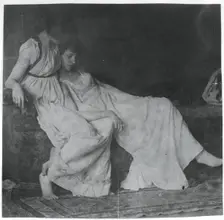 Unidentified Models in Greek Costumes, c. 1883. Creator: Thomas Eakins