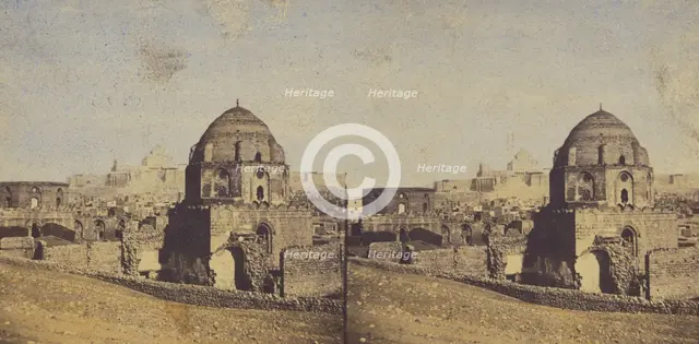 Unidentified mosque, 1856-1857. Creator: Francis Frith.