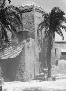 Unidentified building, possibly associated with Cecil DeMille, between 1911 and 1942. Creator: Arnold Genthe