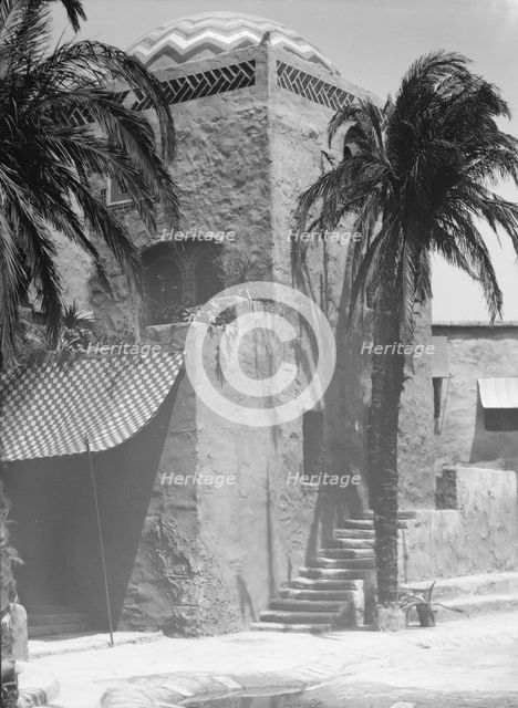 Unidentified building, possibly associated with Cecil DeMille, between 1911 and 1942. Creator: Arnold Genthe.