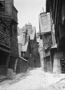 Unidentified buildings, possibly movie sets, associated with Famous Players Lasky, c1911-c1942. Creator: Arnold Genthe