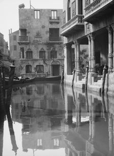 Unidentified buildings, possibly movie sets, associated with Famous Players Lasky, c1911-c1942. Creator: Arnold Genthe