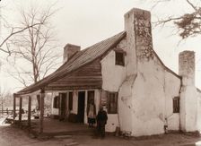 Unidentified cabin, Middleburg vicinity, Loudoun County, Virginia., between c1930 and 1939. Creator: Frances Benjamin Johnston