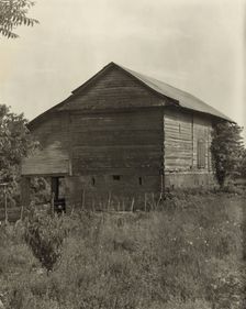 Unidentified cabin, Natchez vic., Adams County, Mississippi, 1938. Creator: Frances Benjamin Johnston