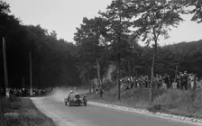 Unidentified car near La Capelle, Boulogne Motor Week, France, 1928. Artist: Bill Brunell