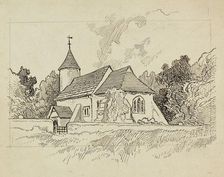Unidentified church, 1892-1933. Artist: Charles George Harper