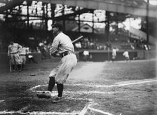 Unidentified Cleveland Al Player, at National Park, Washington, D.C. (Baseball), 1913. Creator: Harris & Ewing