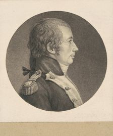 Unidentified Colonel of the French Infantry, 1797. Creator: Charles Balthazar Julien Févret de Saint-Mémin
