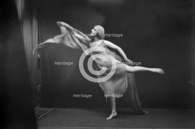 Unidentified dancer, possibly an Elizabeth Duncan dancer, between 1911 and 1942. Creator: Arnold Genthe.