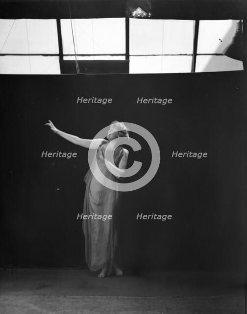 Unidentified dancer, possibly an Elizabeth Duncan dancer, between 1911 and 1942. Creator: Arnold Genthe.