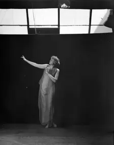 Unidentified dancer, possibly an Elizabeth Duncan dancer, between 1911 and 1942. Creator: Arnold Genthe