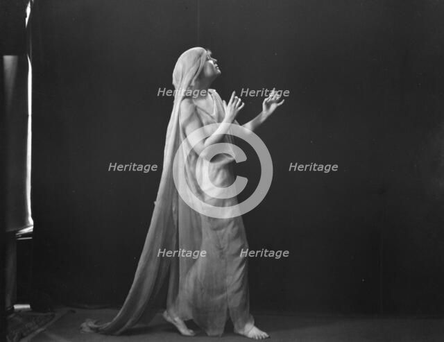 Unidentified dancer, possibly an Elizabeth Duncan dancer, between 1911 and 1942. Creator: Arnold Genthe.