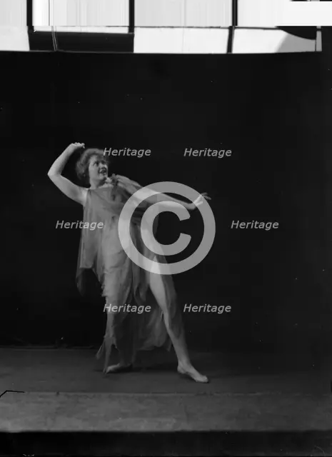 Unidentified dancer, possibly an Elizabeth Duncan dancer, between 1911 and 1942. Creator: Arnold Genthe.