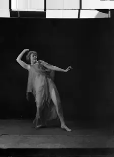 Unidentified dancer, possibly an Elizabeth Duncan dancer, between 1911 and 1942. Creator: Arnold Genthe