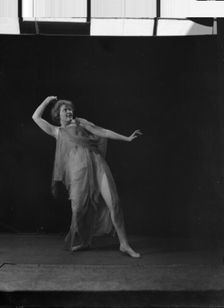 Unidentified dancer, possibly an Elizabeth Duncan dancer, between 1911 and 1942. Creator: Arnold Genthe