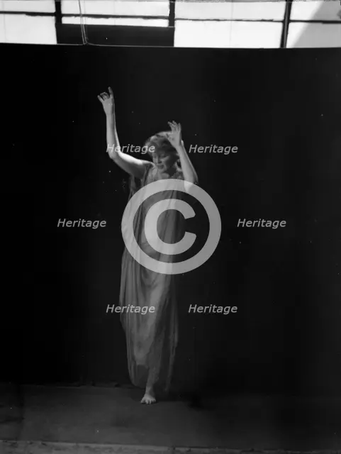 Unidentified dancer, possibly an Elizabeth Duncan dancer, between 1911 and 1942. Creator: Arnold Genthe.