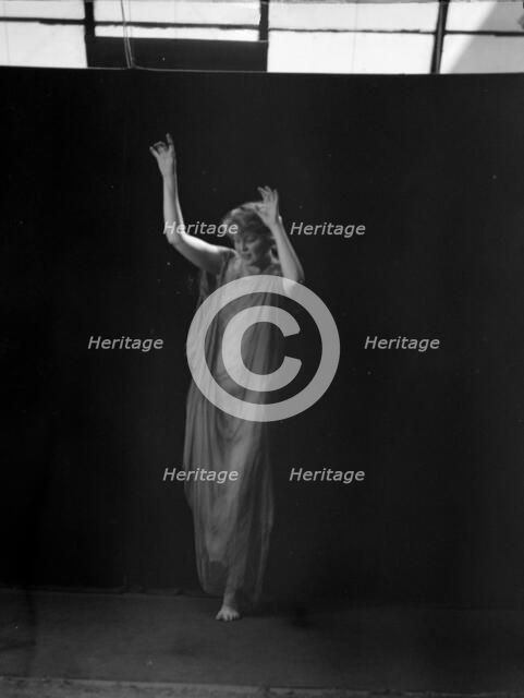 Unidentified dancer, possibly an Elizabeth Duncan dancer, between 1911 and 1942. Creator: Arnold Genthe.