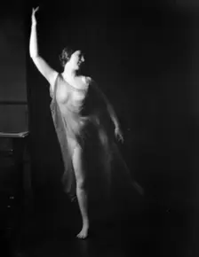 Unidentified dancer, possibly an Elizabeth Duncan dancer, between 1911 and 1942. Creator: Arnold Genthe
