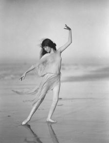 Unidentified dancer, possibly an Elizabeth Duncan dancer, between 1911 and 1942. Creator: Arnold Genthe