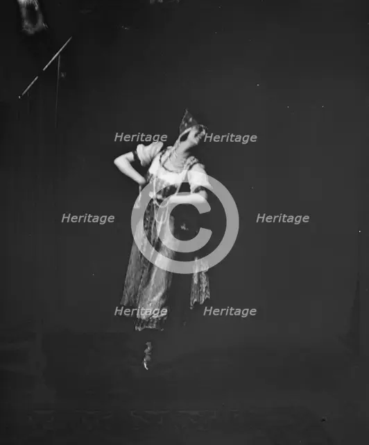 Unidentified dancer, possibly an Elizabeth Duncan dancer, between 1911 and 1942. Creator: Arnold Genthe.