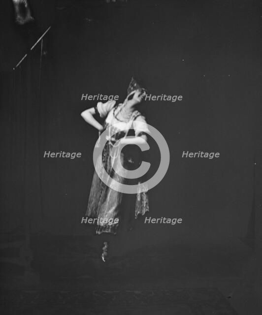 Unidentified dancer, possibly an Elizabeth Duncan dancer, between 1911 and 1942. Creator: Arnold Genthe.