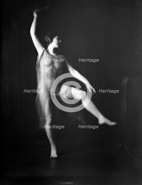 Unidentified dancer, possibly an Elizabeth Duncan dancer, between 1911 and 1942. Creator: Arnold Genthe.